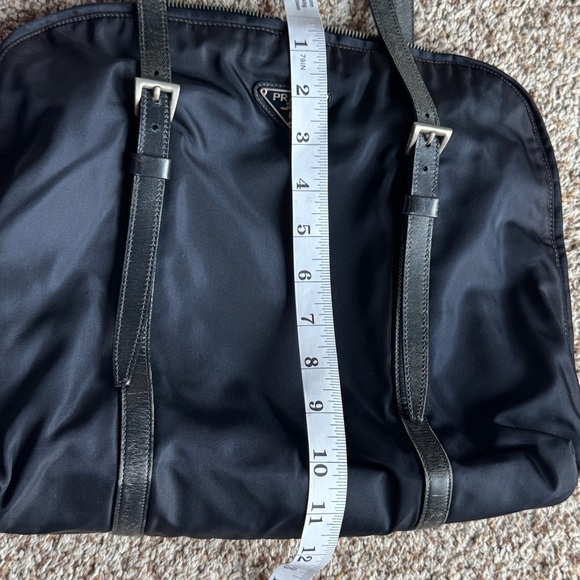 Vintage Prada navy dark blue nylon handle shoulder bag - Picture 13 of 16